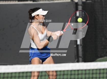 Thumbnail 2 in CIF-SS Girls Indvidual Tennis (Quarter Finals) photogallery.