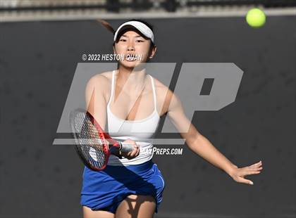 Thumbnail 1 in CIF-SS Girls Indvidual Tennis (Quarter Finals) photogallery.