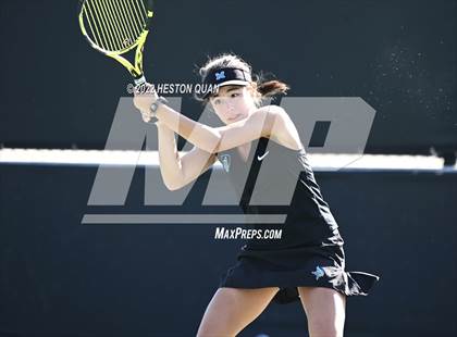 Thumbnail 3 in CIF-SS Girls Indvidual Tennis (Quarter Finals) photogallery.