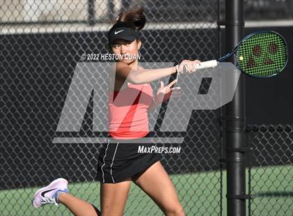 Thumbnail 2 in CIF-SS Girls Indvidual Tennis (Quarter Finals) photogallery.