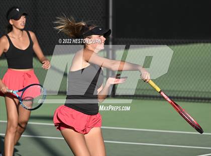 Thumbnail 1 in CIF-SS Girls Indvidual Tennis (Quarter Finals) photogallery.