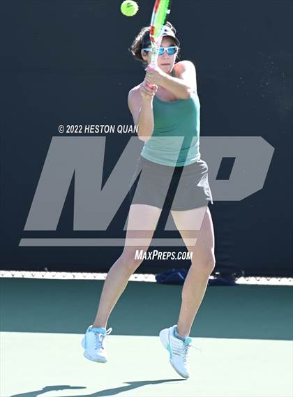 Thumbnail 1 in CIF-SS Girls Indvidual Tennis (Quarter Finals) photogallery.