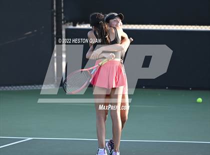 Thumbnail 2 in CIF-SS Girls Indvidual Tennis (Quarter Finals) photogallery.