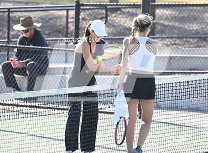 Thumbnail 2 in CIF-SS Girls Indvidual Tennis (Quarter Finals) photogallery.