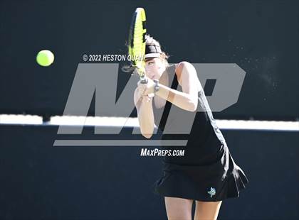 Thumbnail 1 in CIF-SS Girls Indvidual Tennis (Quarter Finals) photogallery.