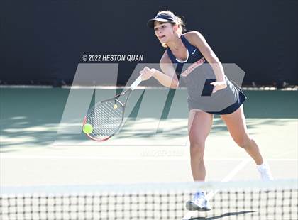Thumbnail 1 in CIF-SS Girls Indvidual Tennis (Quarter Finals) photogallery.