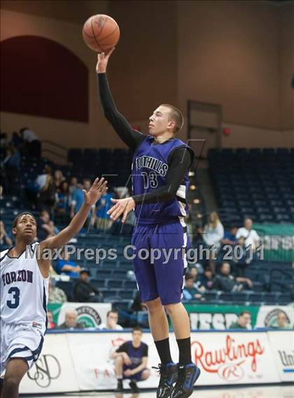 Thumbnail 1 in Foothills Christian vs Horizon (CIF SDS D5 Final) photogallery.