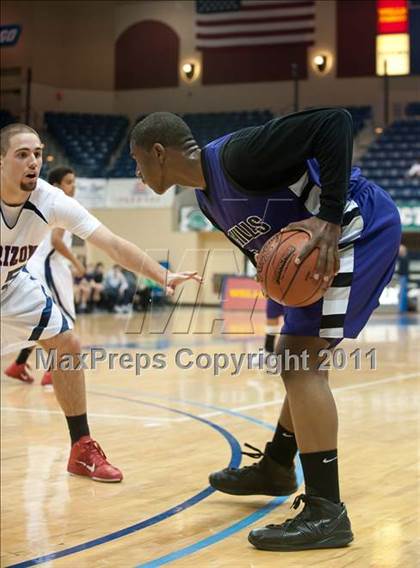 Thumbnail 2 in Foothills Christian vs Horizon (CIF SDS D5 Final) photogallery.