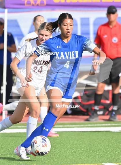 Thumbnail 3 in Xavier College Prep vs. Hamilton (AIA 6A Final) photogallery.