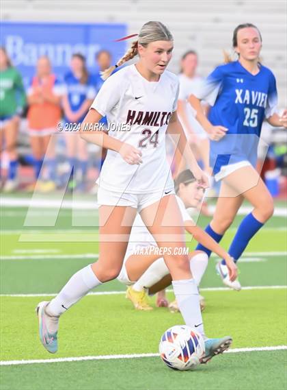 Thumbnail 2 in Xavier College Prep vs. Hamilton (AIA 6A Final) photogallery.