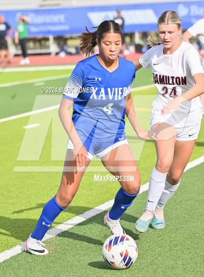 Thumbnail 3 in Xavier College Prep vs. Hamilton (AIA 6A Final) photogallery.