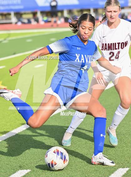 Thumbnail 1 in Xavier College Prep vs. Hamilton (AIA 6A Final) photogallery.