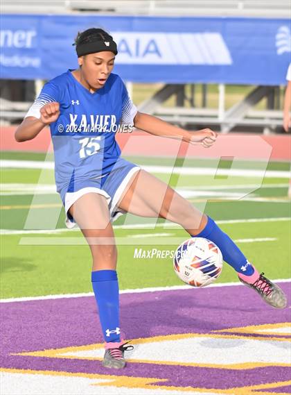 Thumbnail 3 in Xavier College Prep vs. Hamilton (AIA 6A Final) photogallery.