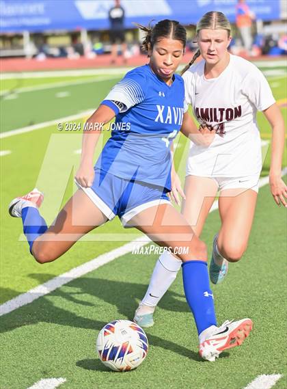 Thumbnail 3 in Xavier College Prep vs. Hamilton (AIA 6A Final) photogallery.