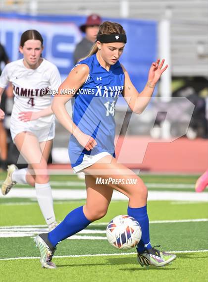 Thumbnail 2 in Xavier College Prep vs. Hamilton (AIA 6A Final) photogallery.