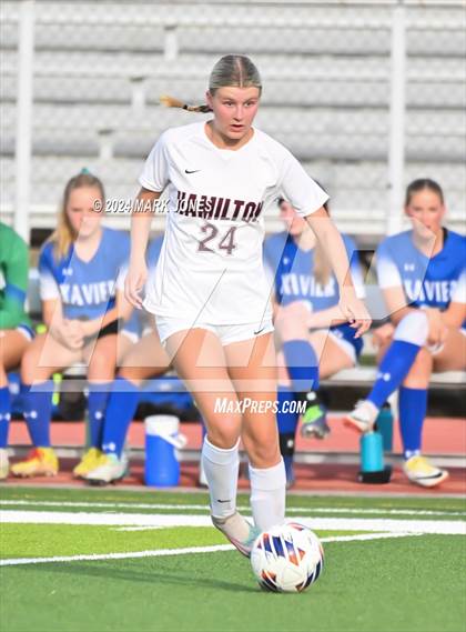 Thumbnail 3 in Xavier College Prep vs. Hamilton (AIA 6A Final) photogallery.