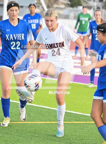 Thumbnail 3 in Xavier College Prep vs. Hamilton (AIA 6A Final) photogallery.