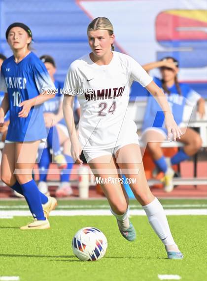 Thumbnail 1 in Xavier College Prep vs. Hamilton (AIA 6A Final) photogallery.
