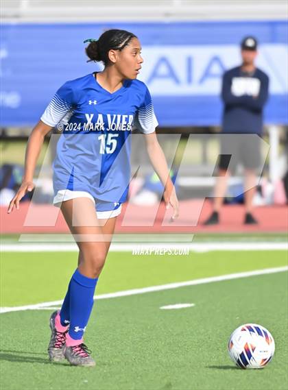 Thumbnail 2 in Xavier College Prep vs. Hamilton (AIA 6A Final) photogallery.