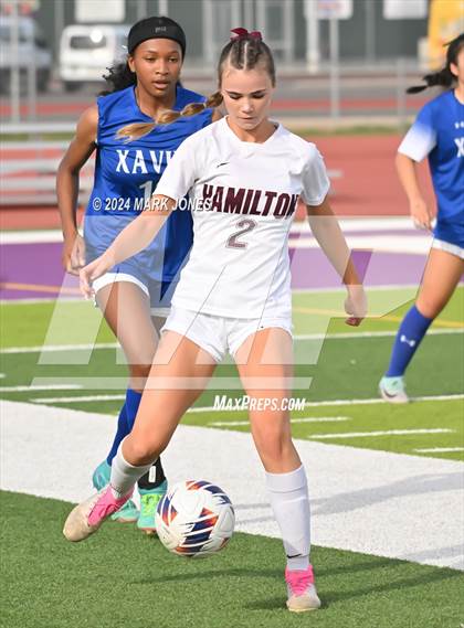 Thumbnail 3 in Xavier College Prep vs. Hamilton (AIA 6A Final) photogallery.