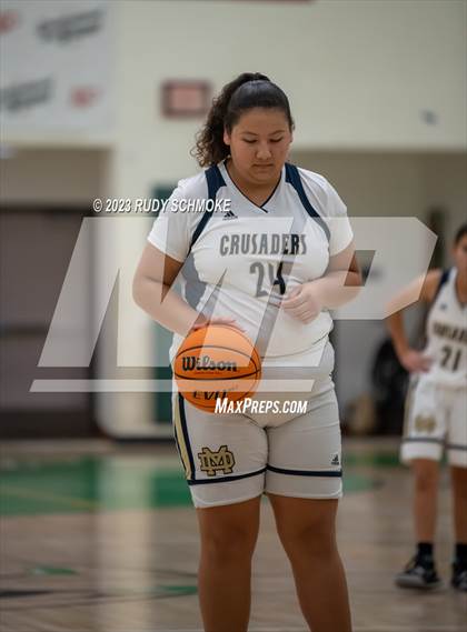 Thumbnail 2 in Del Norte vs. Mater Dei Catholic (MLK Showcase) photogallery.