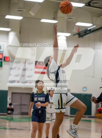Thumbnail 2 in Del Norte vs. Mater Dei Catholic (MLK Showcase) photogallery.