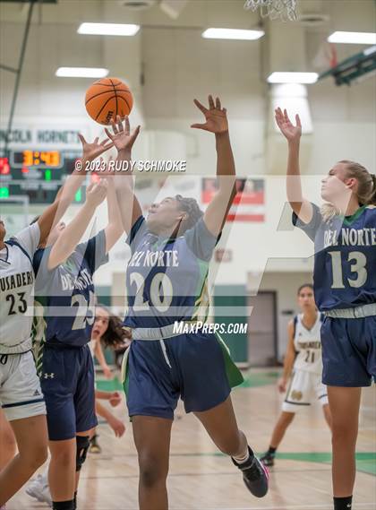 Thumbnail 1 in Del Norte vs. Mater Dei Catholic (MLK Showcase) photogallery.