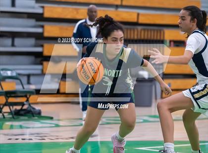 Thumbnail 1 in Del Norte vs. Mater Dei Catholic (MLK Showcase) photogallery.