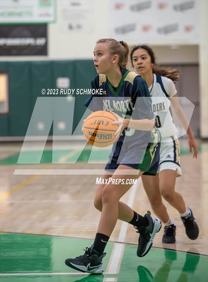 Thumbnail 1 in Del Norte vs. Mater Dei Catholic (MLK Showcase) photogallery.