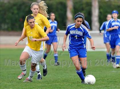Thumbnail 1 in Milken Community @ Ontario Christian (CIF SS Playoffs) photogallery.