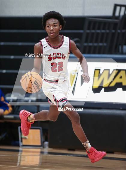 Thumbnail 3 in Bakersfield Christian vs  Santa Clarita Christian (The Warrior Showcase) photogallery.