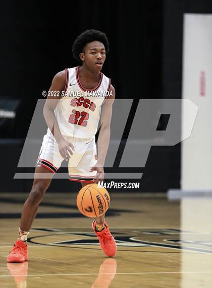 Thumbnail 2 in Bakersfield Christian vs  Santa Clarita Christian (The Warrior Showcase) photogallery.