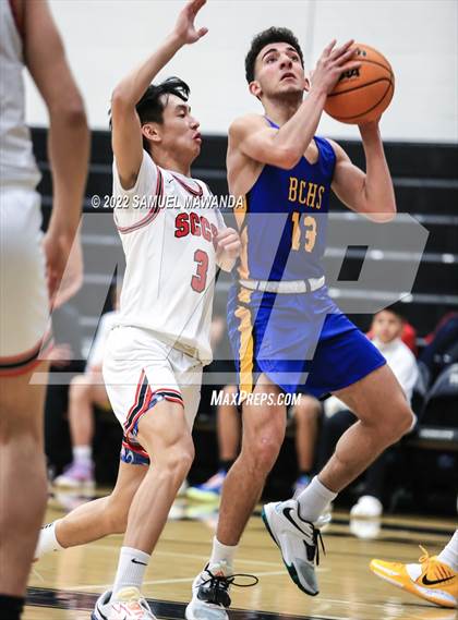 Thumbnail 1 in Bakersfield Christian vs  Santa Clarita Christian (The Warrior Showcase) photogallery.