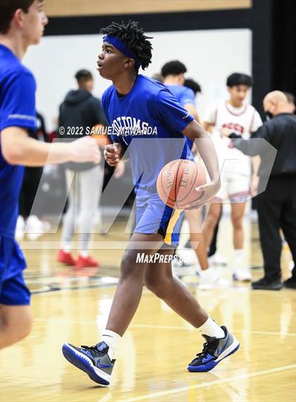 Thumbnail 1 in Bakersfield Christian vs  Santa Clarita Christian (The Warrior Showcase) photogallery.