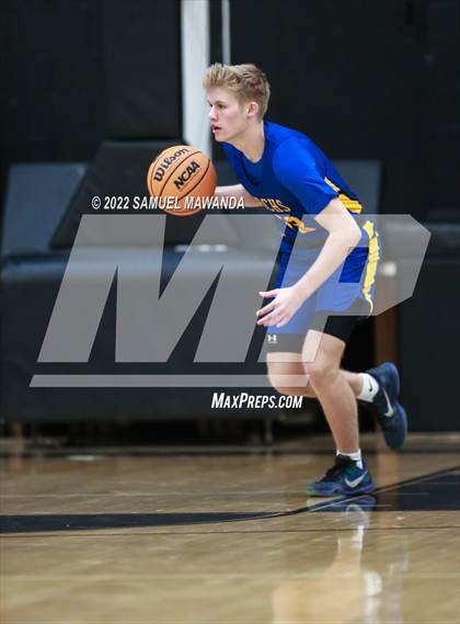 Thumbnail 3 in Bakersfield Christian vs  Santa Clarita Christian (The Warrior Showcase) photogallery.