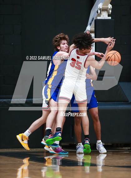 Thumbnail 1 in Bakersfield Christian vs  Santa Clarita Christian (The Warrior Showcase) photogallery.