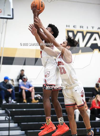 Thumbnail 2 in Bakersfield Christian vs  Santa Clarita Christian (The Warrior Showcase) photogallery.