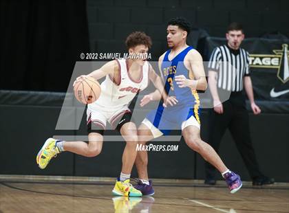 Thumbnail 1 in Bakersfield Christian vs  Santa Clarita Christian (The Warrior Showcase) photogallery.