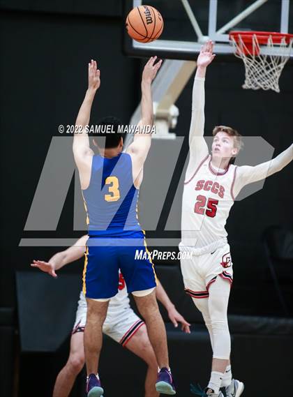 Thumbnail 1 in Bakersfield Christian vs  Santa Clarita Christian (The Warrior Showcase) photogallery.