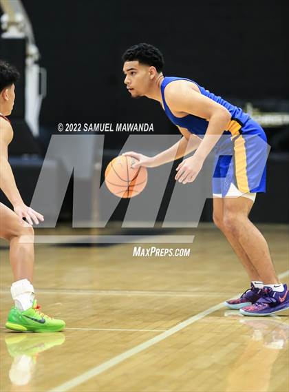 Thumbnail 1 in Bakersfield Christian vs  Santa Clarita Christian (The Warrior Showcase) photogallery.