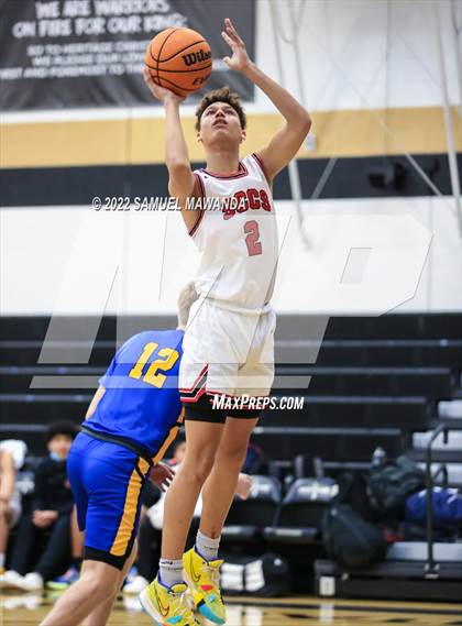 Thumbnail 2 in Bakersfield Christian vs  Santa Clarita Christian (The Warrior Showcase) photogallery.