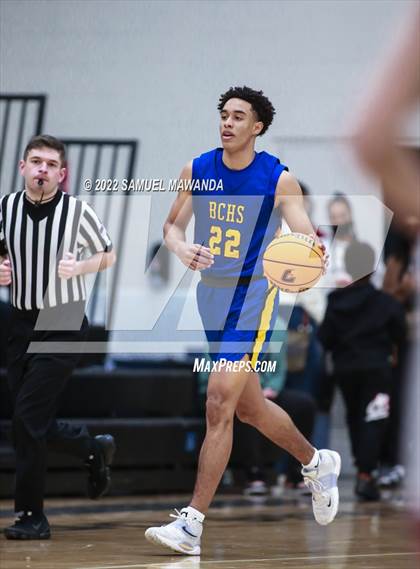 Thumbnail 2 in Bakersfield Christian vs  Santa Clarita Christian (The Warrior Showcase) photogallery.