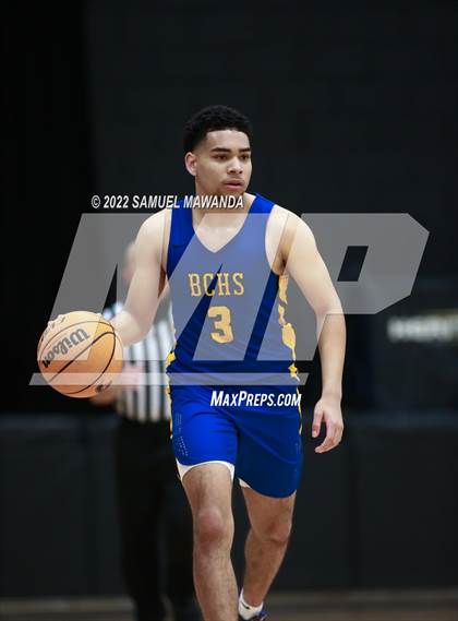 Thumbnail 3 in Bakersfield Christian vs  Santa Clarita Christian (The Warrior Showcase) photogallery.