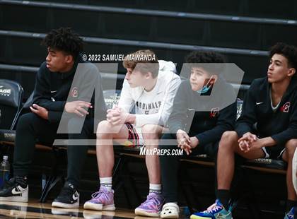 Thumbnail 3 in Bakersfield Christian vs  Santa Clarita Christian (The Warrior Showcase) photogallery.