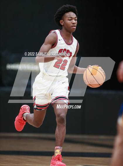Thumbnail 3 in Bakersfield Christian vs  Santa Clarita Christian (The Warrior Showcase) photogallery.