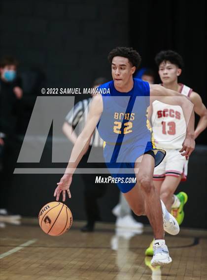 Thumbnail 1 in Bakersfield Christian vs  Santa Clarita Christian (The Warrior Showcase) photogallery.