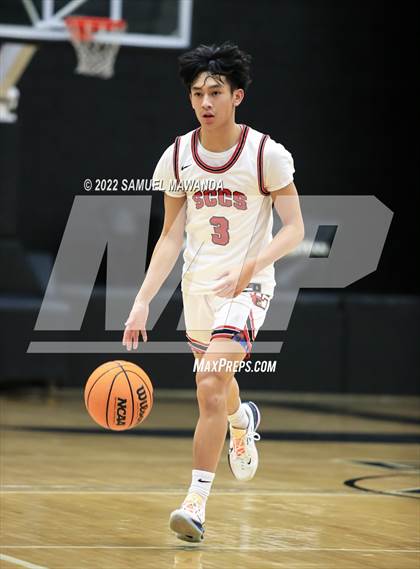 Thumbnail 1 in Bakersfield Christian vs  Santa Clarita Christian (The Warrior Showcase) photogallery.