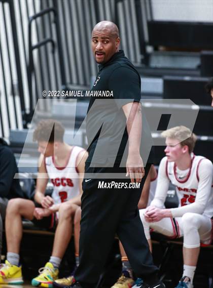 Thumbnail 3 in Bakersfield Christian vs  Santa Clarita Christian (The Warrior Showcase) photogallery.