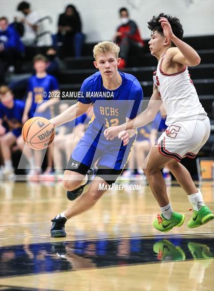 Thumbnail 2 in Bakersfield Christian vs  Santa Clarita Christian (The Warrior Showcase) photogallery.