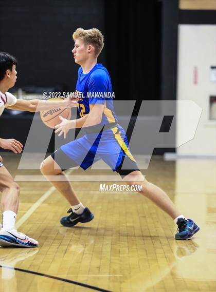 Thumbnail 3 in Bakersfield Christian vs  Santa Clarita Christian (The Warrior Showcase) photogallery.